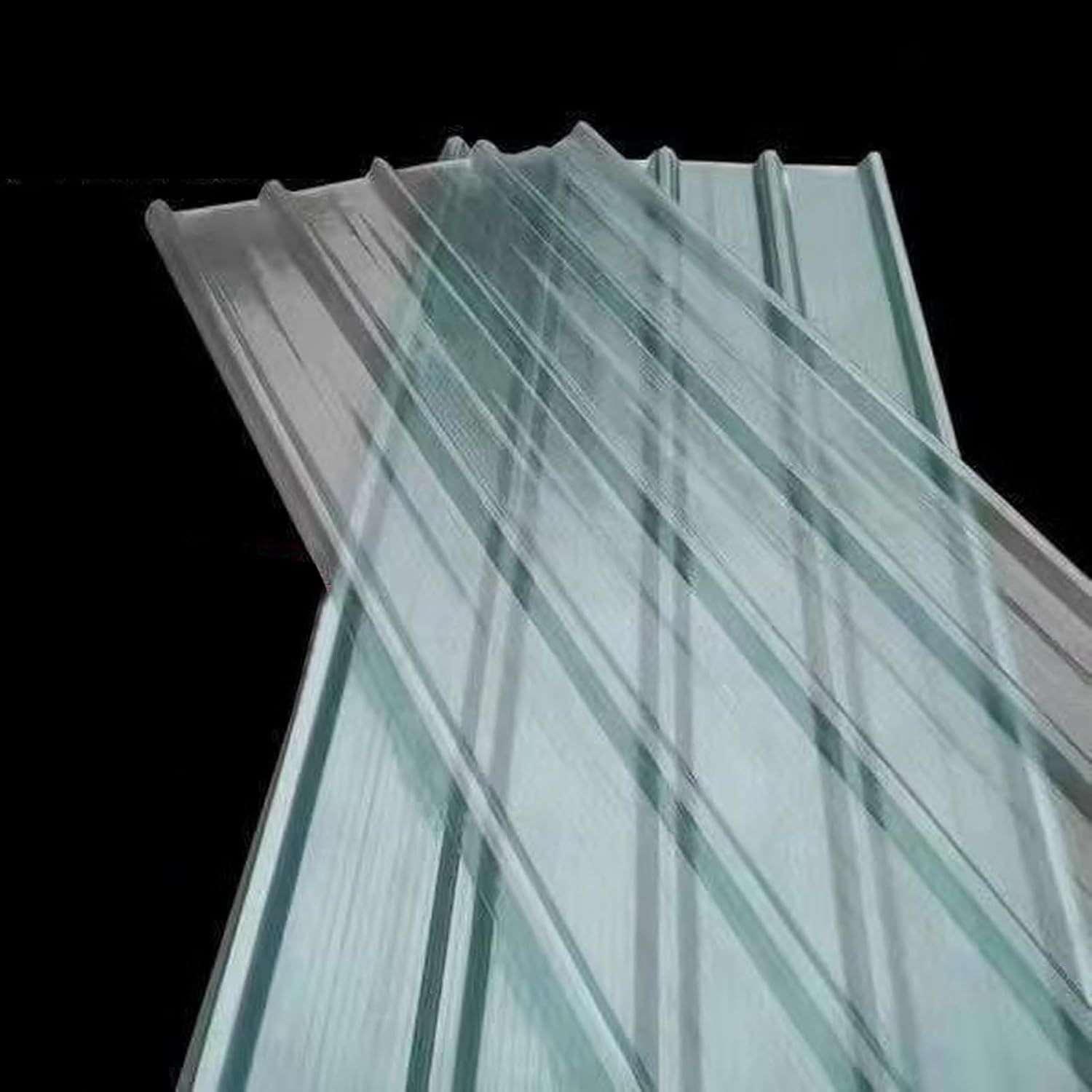 Panneaux de Toiture en Fibre de Verre Transparents,1/3/5/10/15 Pièces Tôle Ondulée de 2mm,Panneau de Toit de Hangar de Jardin,Résistance aux Chocs/Isolation Thermique (0.9x1m/35x39in,1 PCS) 0.9x1m/35x39in 1 Pcs