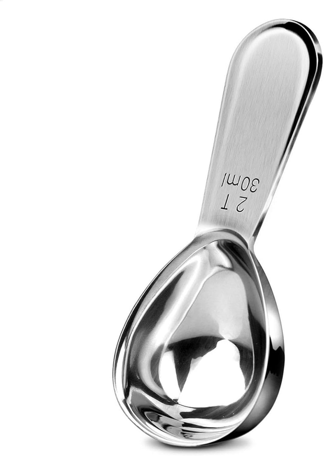 Cuillère doseuse à manche court – Petites cuillères à café - Cuillère à café en acier inoxydable - Cuillère à mesurer en métal - Cuillère à café en poudre antirouille pour la maison