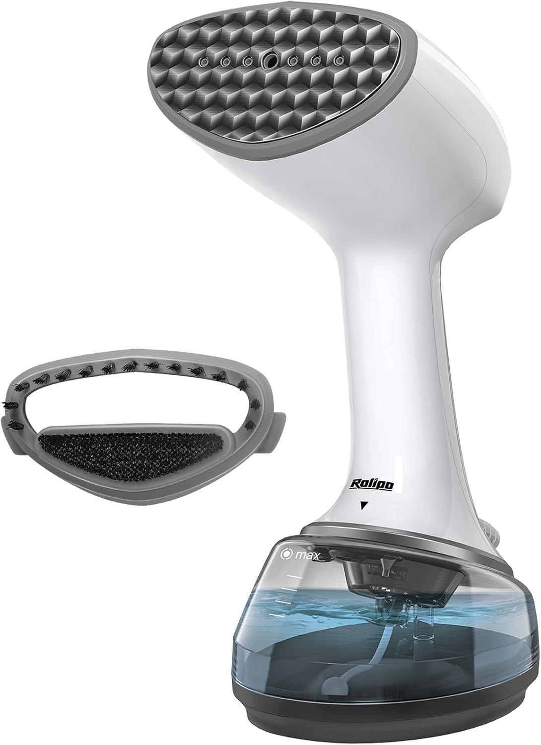 Rolipo Defroisseur Vertical, 1700W Fer à Repasser Vertical Portable pour la maison, le bureau, les voyages, défroisseur à vêtements de voyage compact et portable, Accessoires pour générateurs vapeur White