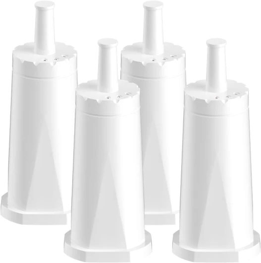 BREAUILL Lot de 4 filtres de rechange pour filtre à eau Sage Barista Express Pro SES008/SES810/SES875/SES880/SES920/SES980/SES990/BES008 - Filtre à eau de rechange pour machine à café Sage