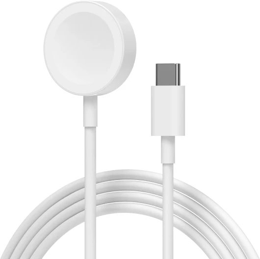 Chargeur pour Apple Watch, Certifié MFi Câble de Charge Magnétique sans Fil de 1m pour iWatch, Chargeur de Montre Portable USB C Compatible avec Apple Watch Series 10/9/8/7/6/5/4/3/2/1/Ultra/SE