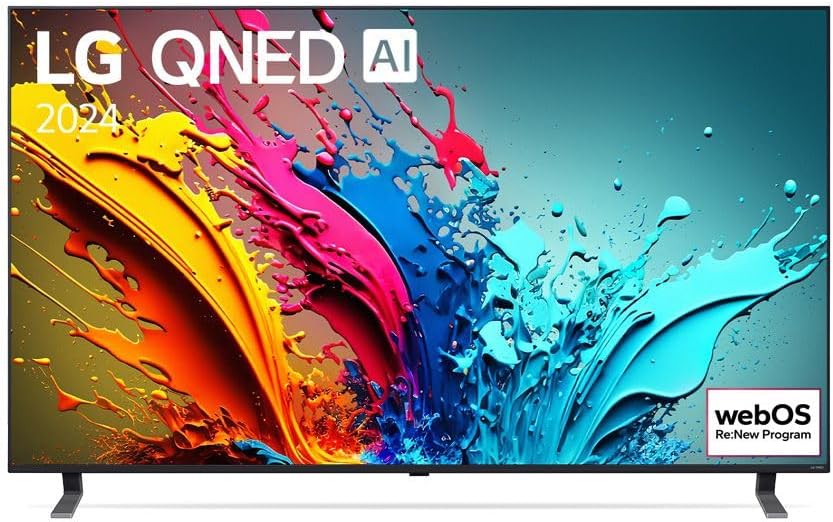 TV QNED 2024 - 55QNED85T - 55'' (139 cm) - QNED - Processeur α8 AI 4K - Alexa 55" 2024 QNED 85T