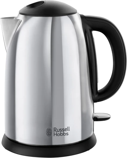 Bouilloire Electrique [Elegance] Victory (1,7L, 2400W, Design Acier Brillant, Ebullition Rapide, Niveau d'eau Visible, Marqueurs 1/2/3 tasses, Filtre Anticalcaire amovible) 23930-70