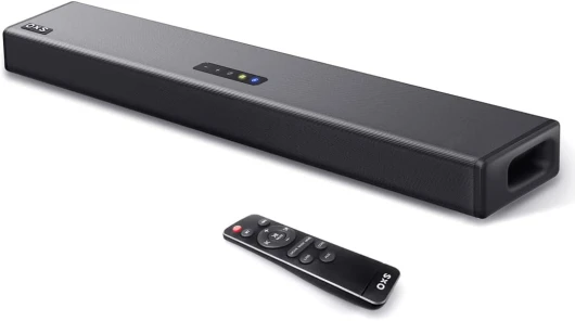 S3 Barre de Son pour TV, Audio Home Cinéma avec Bluetooth 5.0, Basses Dynamiques, Son Ambiant 3D, Amélioration du Dialogue, compatible AUX/Optical/Coaxial, Modes Sonores Multiples, Fixation Murale