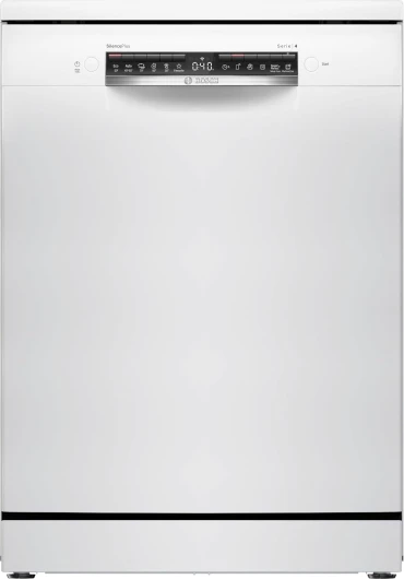 SMS4EMW01F, Série 4, Lave-vaisselle 60 cm, Pose libre, Blanc Blanc 60 cm Série 4 Nouveau