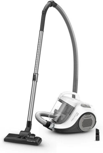 Aspirateur sans Sac, Moteur Basse consommation, Puissance 900 W, Format Compact, Haute Filtration, Rayon d'action de 7,6 m, Swift Power Cyclonic Blanc RO2917EA