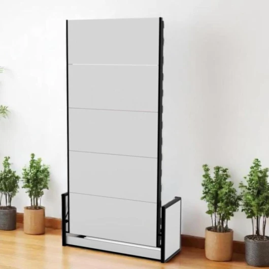 Wallbedking - Lit Escamotable - Lit Pliant 1 Personne - 90cm x 190cm - Lit Mural Rabattable - Vertical - Studio 90 x 190 Moderne
