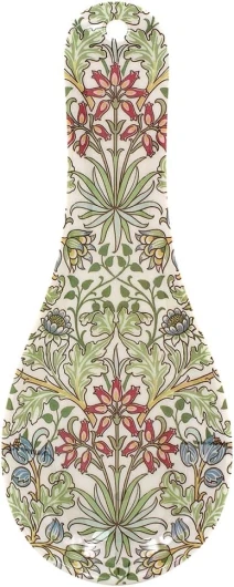 Lesser & Pavey Repose-cuillère en jacinthe pour cuisine et maison - Joli support de cuillère britannique pour accessoires de cuisine - Repose-cuillère résistant à la chaleur pour tous les types de