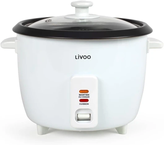 DOC111 Cuiseur à Riz - Capacité 1,5L, Revêtement Antiadhésif - Fonction Maintien au Chaud - 500 Watts