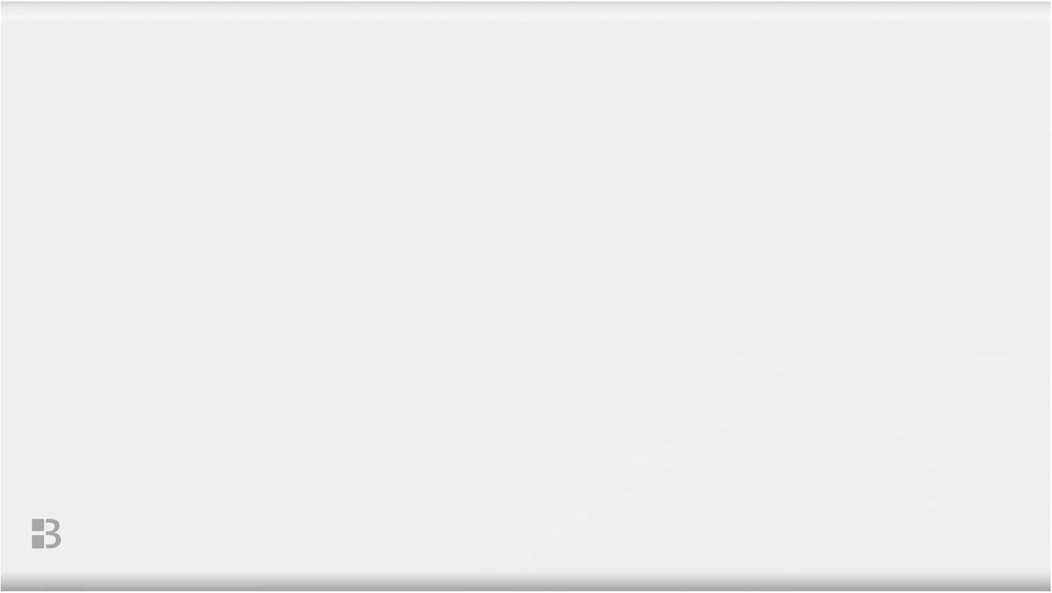 Radiateur électrique fixe à inertie sèche fonte+film 1500W Bestherm NEMESIS horizontal blanc