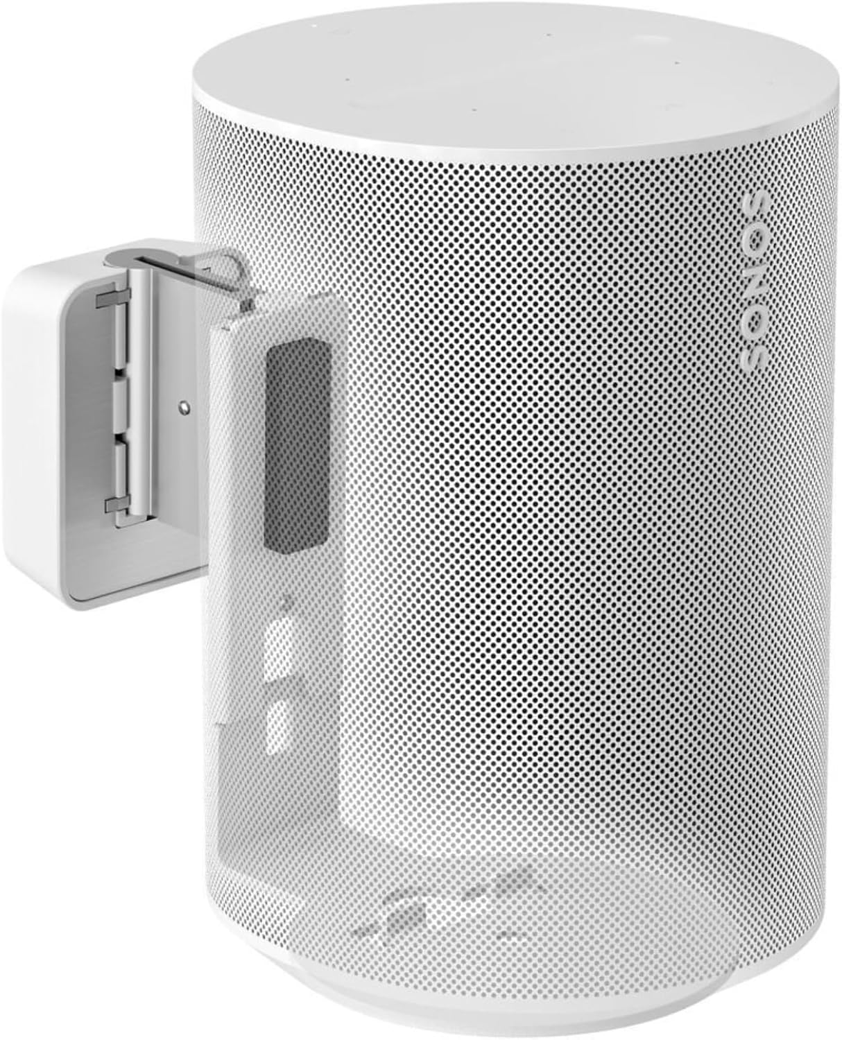 Vogel's SWM 4111 Support Mural pour Sonos Era 100, Max - 5 kg, inclinable de -30º/+30º, pivotant jusqu'à 70º (Gauche/Droite), Blanc, 1 Support Blanc Support Mural Sonos ERA 100