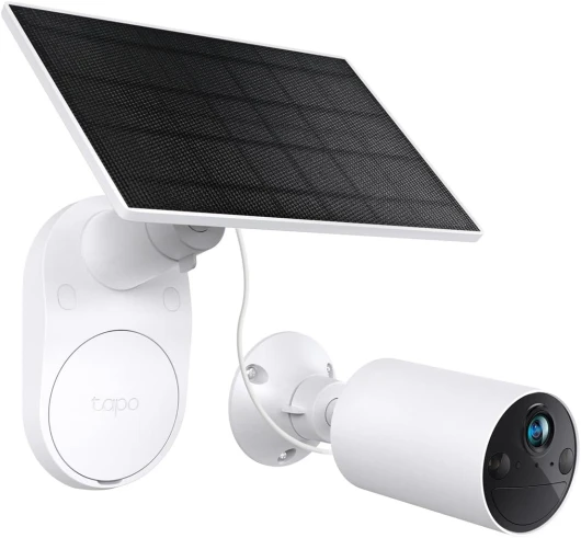 TP-Link 2K(3MP) Caméra Surveillance WiFi Extérieure sans Fil Solaire, Autonomie permanente de la Batterie, Personne Détection, Vision Nocturne en Couleur, IP65 Etanche, Aucune hub requis Tapo C410 KIT