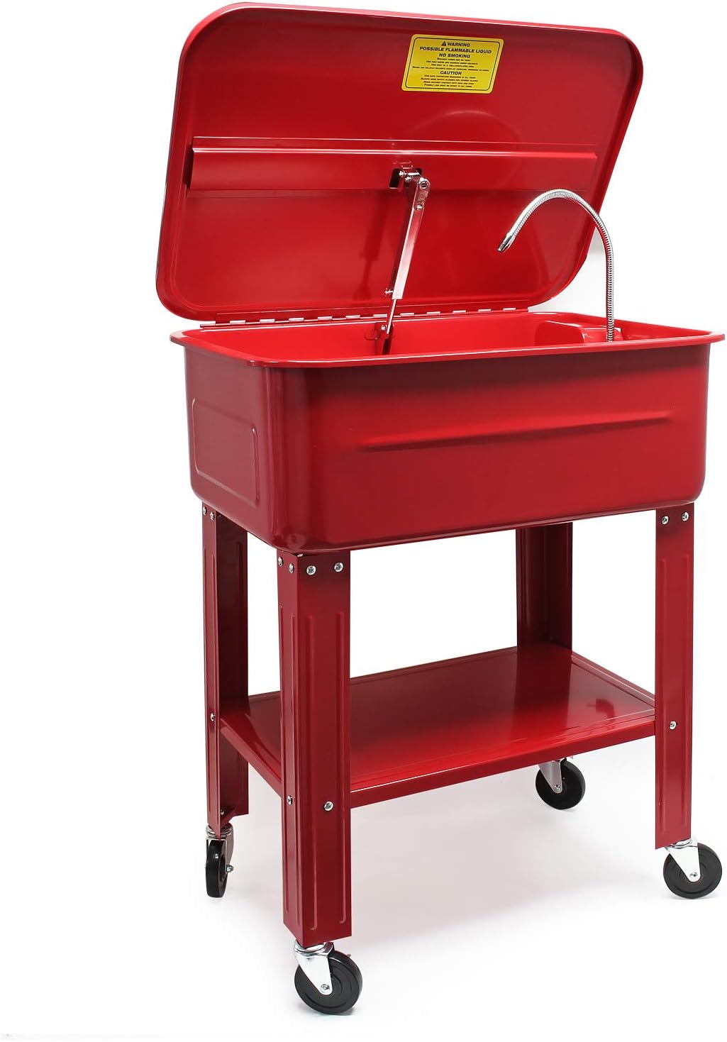 Fontaine de dégraissage Nettoyage de pièces mécaniques Bac de lavage 80l avec pompe Garage Atelier 75.7L