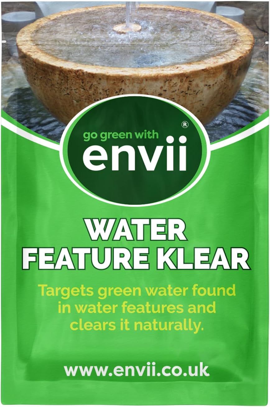 Water Feature Klear - Fontaine de Nettoyage - Nettoyant pour Les fontaines et Les Cascades décoratives - Fonctionne à Basse température jusqu'à 4 ° C