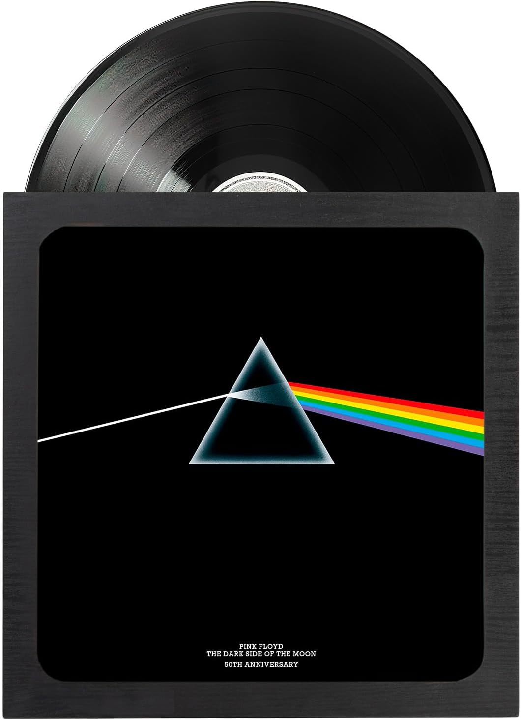 Cadre Noir Pour Disques Vinyles LP De 12" - 30 X 30 - Cadre Décoration Murale, Cadre Vinyle 33 Tours, Cadre Bois MDF, Cadre Vinyle Mural