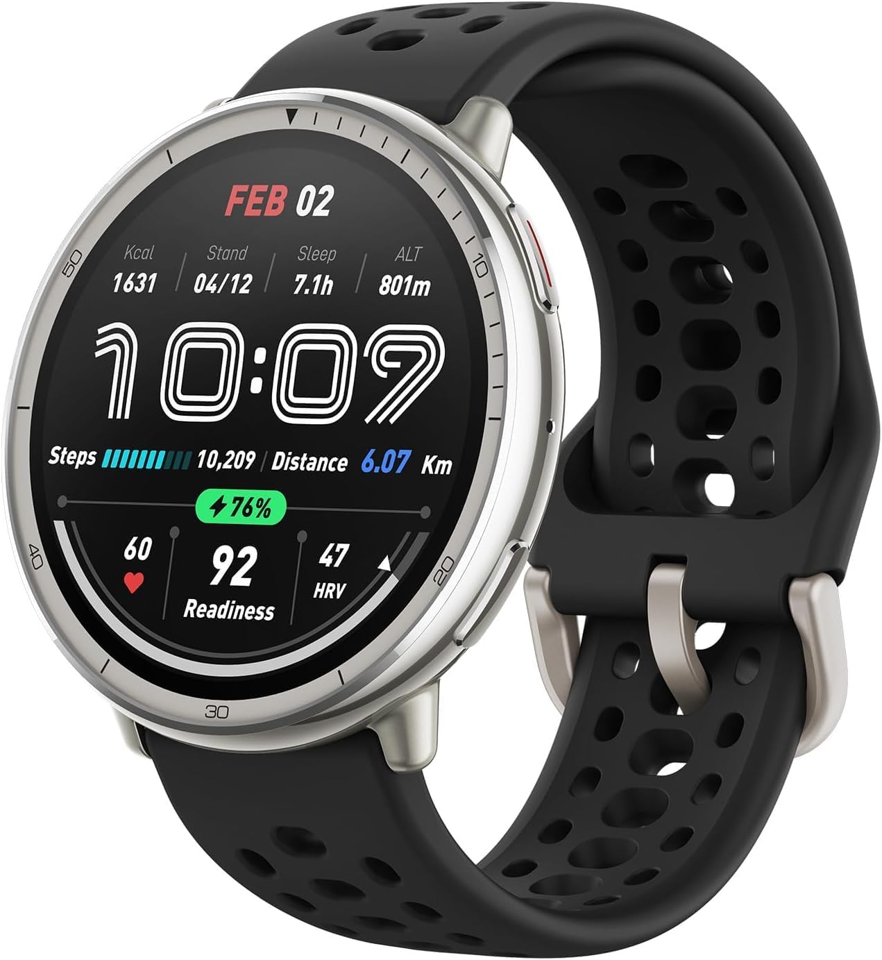 Active 2 Smart Watch 44mm, AI, Contrôle Vocal, GPS et Cartes incluses, Batterie 10 Jours, Montre Intelligente, 160+ Modes Sportifs, 5 ATM Water Resistant pour Android et iPhone