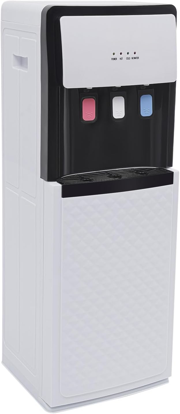 Distributeur d'eau à Chargement par Le Bas avec 2 Réglages De Température Distributeur d'eau sur Pied pour Eau Chaude et Froide avec Chauffage et Refroidissement for Bureaux, Crèches, Maisons