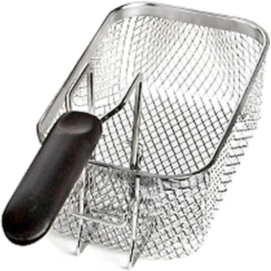 Lacor R69135A Panier à friteuse électrique 3,5 litres, Argenté, 24x14x8
