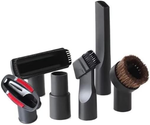 Lot de 6 Embouts d'aspirateur pour aspirateurs de 32 mm et 35 mm de diamètre, buse d'aspirateur