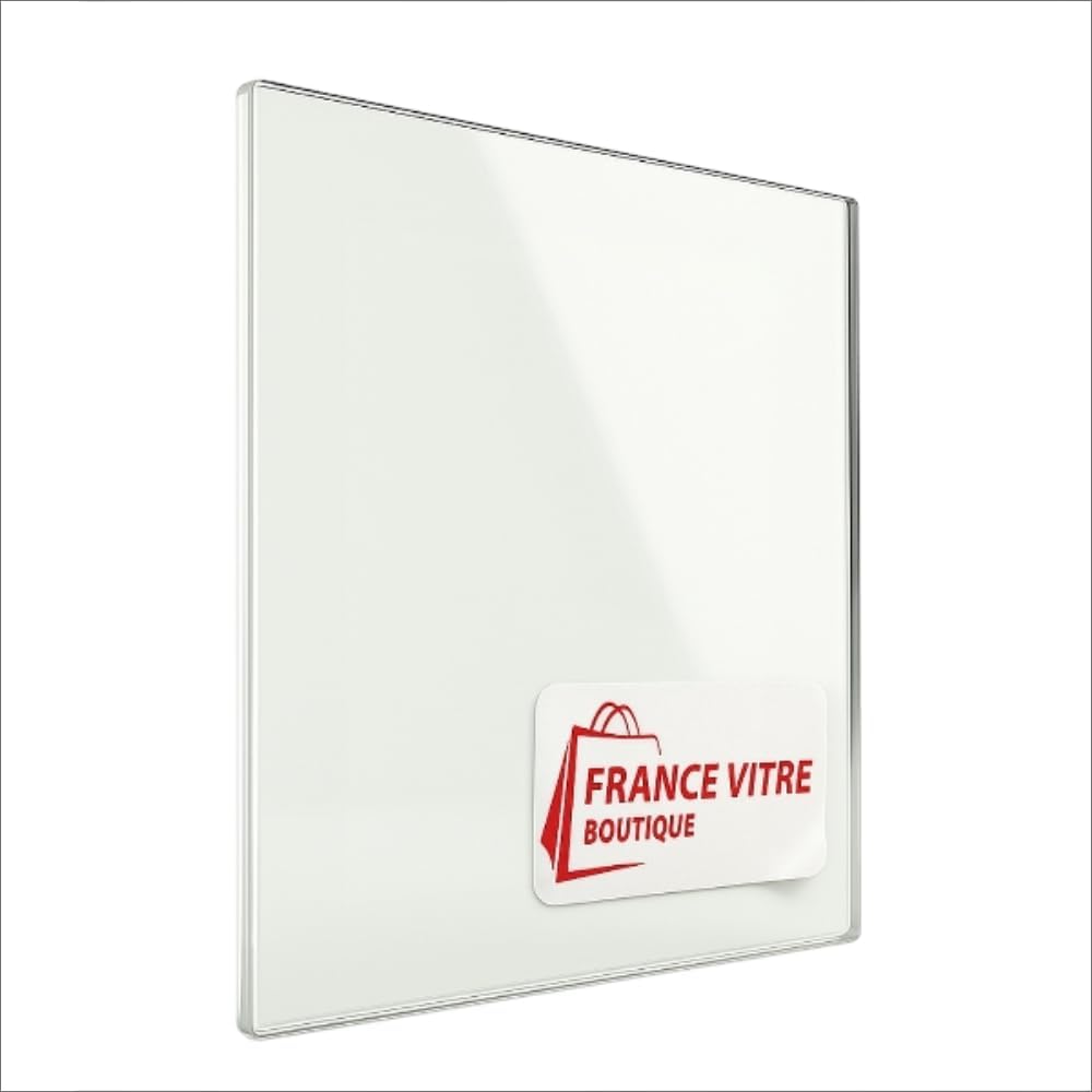 Vitre Insert de poêle à Bois - Franco Belge - modèle - Franco-Belge-Franc-Comtois - 375 x 245 x 4mm