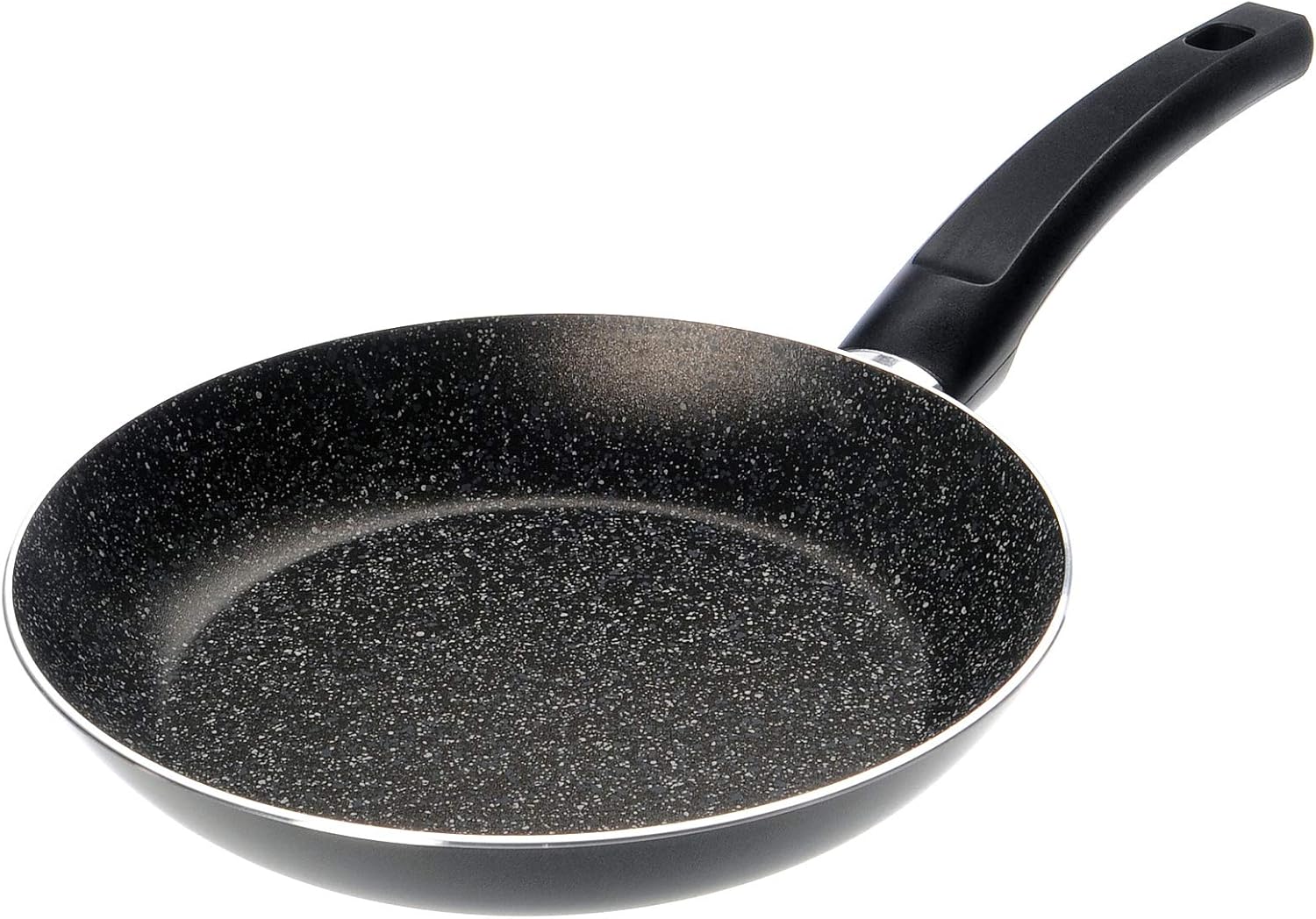 Tradizione Italia Poêle à frire avec surface en pierre, revêtement anti-adhésif et anti-rayures, Lavable au lave-vaisselle, 20 cm