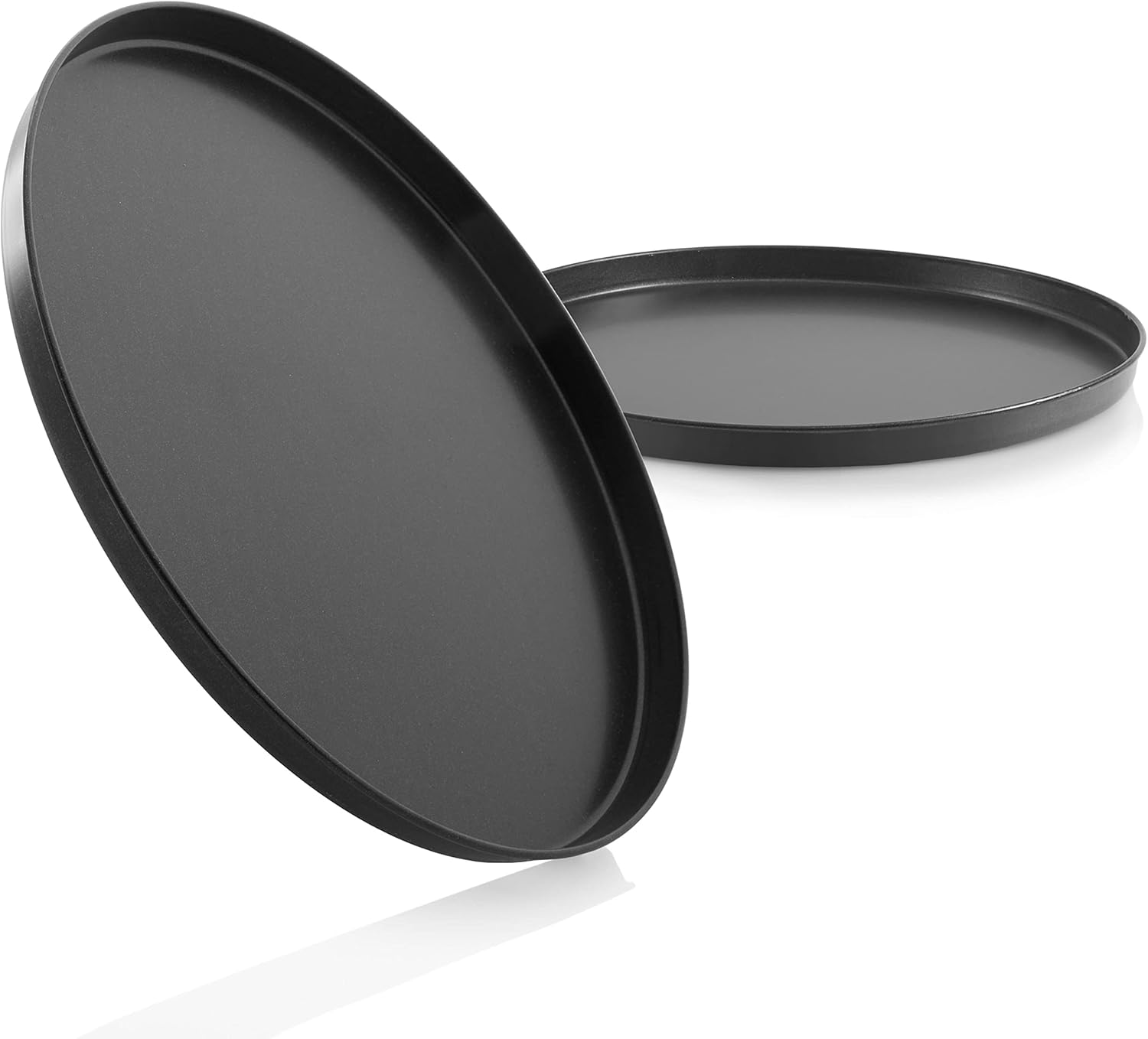 Plaque pizza ronde 28 cm, set de 2, revêtement antiadhésif, plaque de cuisson ronde, utilisation polyvalente, Made in Germany 2x plaques à pizza