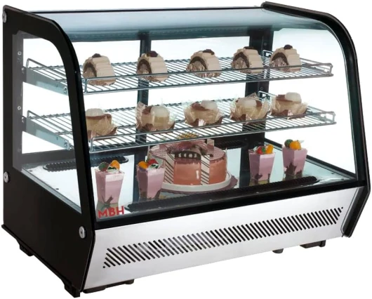 Petite vitrine de présentation réfrigérée pour comptoir