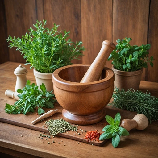 L'art du mortier et pilon en bois : un outil indispensable pour votre cuisine