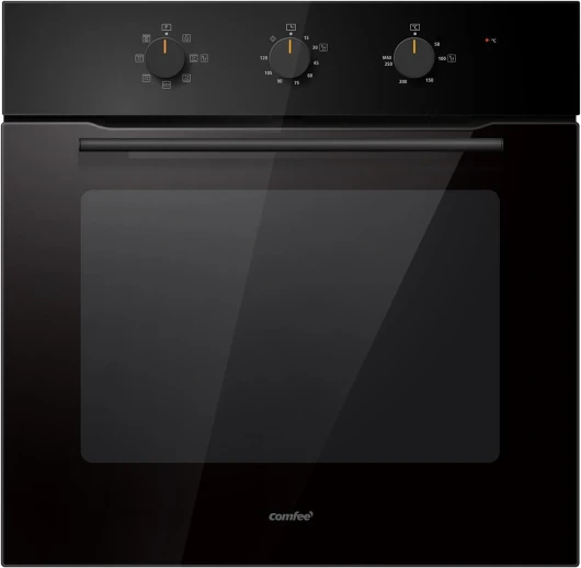 ' CBO60M80M1-BK Four encastrable de 60 cm, 60 litres, avec 8 fonctions, frire à air, la cuisson en plusieurs phases, la porte amovible, facile à nettoyer, netoyage à la vapeur, Noir Four Encastrable 60L