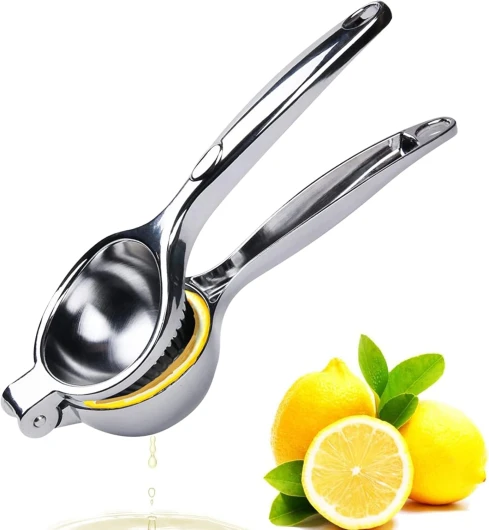 Relota 7 cm de Diamètre Presse Agrumes Manuel, Presse Citron, Presse Agrume Manuel Résistant, Presse Orange Manuel pour Cuisine, Bar, Restaurant, Sûr Et Durable, Anti-Caustique
