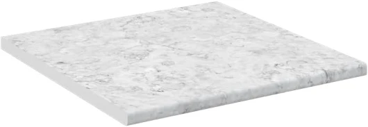 Plan de Travail Cuisine R-Line, Marbre Blanc, 60 cm