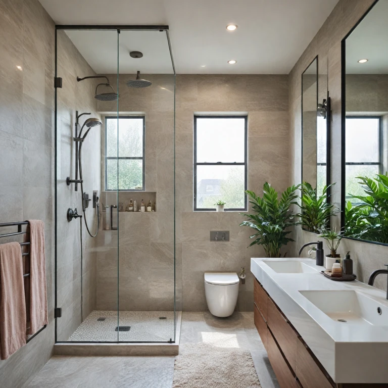 Optimisez votre espace avec une verrière dans la salle de bain
