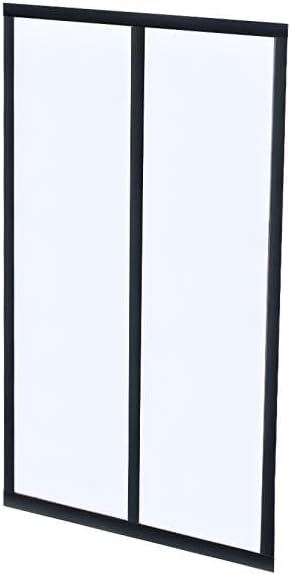 Vente-unique - Verrière Atelier en Aluminium thermolaqué - 60x105 cm - Noir - Bayview Noir 60 x 105 cm