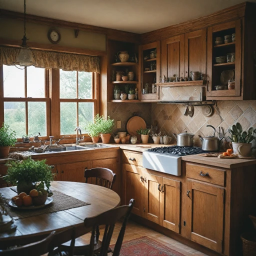 Élégance rustique pour votre cuisine