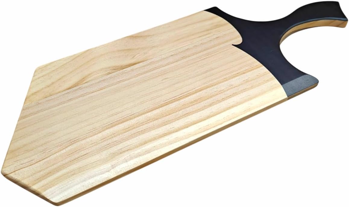 Jungle Wood - Planche Apéro en Bois Naturel - Planche Apéritif avec poignée - Plateau Fromage & Charcuterie - Décoration Table Rustique - Idée Cadeau Cuisine Originale - Usage Présentoir