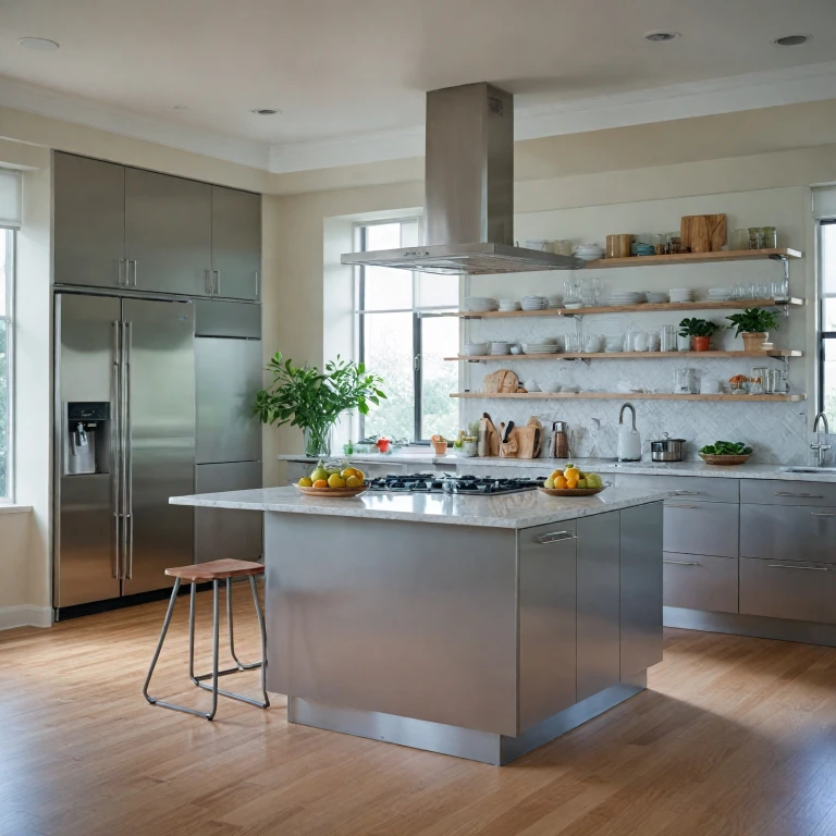 Les avantages des meubles de cuisine en inox