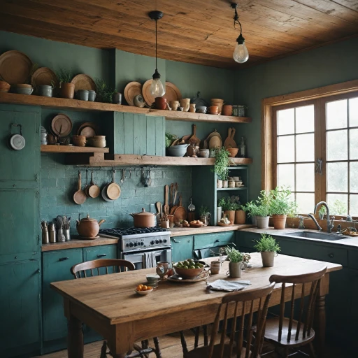 L'art de la cuisine moderne au charme rustique