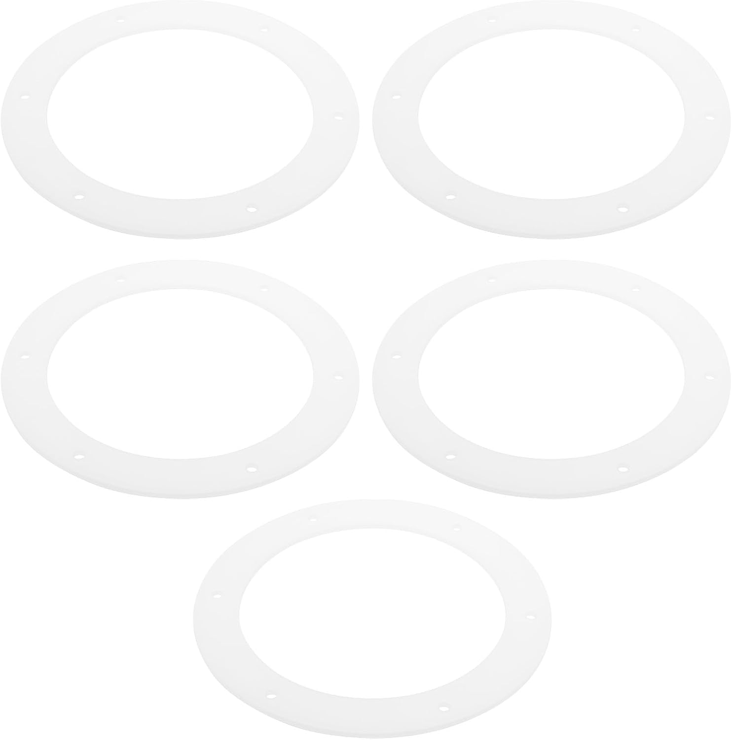 Lot de 5 Joints de Ventilateur d'échappement pour Poêle à Granulés 6" 812-4710 Compatible avec Quadrafire 152,4 X 114 X 3 Mm