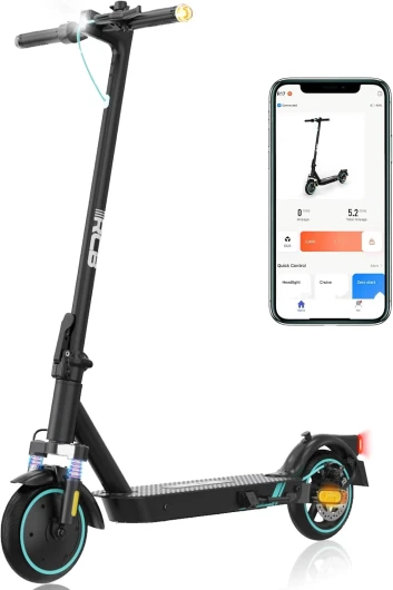 R17/R19 Trottinette Électrique Adulte, Jusqu'à 25 km/h, Pneus Solides 8.5''-10'',350W-500W, 7.8-16.8Ah,Autonomie 23-50KM, Contrôle APP, Charge Max 120/150 kg, Double Frein, Double Amortisseur AAA R17-7.8Ah