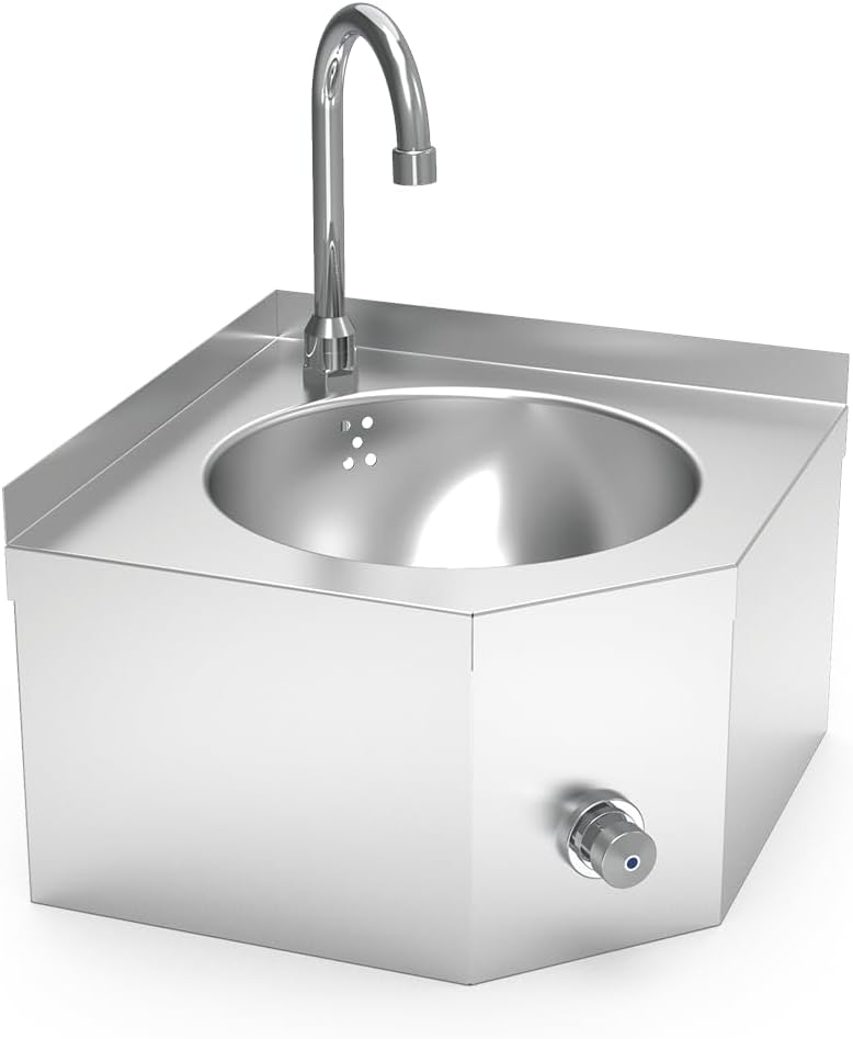 Lave Mains INOX Mural Dangle 350x350x205 mm