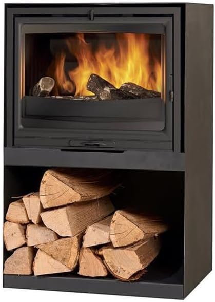 GODIN - Poêle à bois panoramique - 411104KANTH