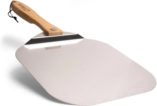 Pelle a Pizza avec Poignée en Bois Pliable, Spatule Pizza 30,5 cm x 35,6 cm - Pelle Pizza en Aluminium de Haute Qualité - Pour Pizzas,Tarte Flambée, Barbecue