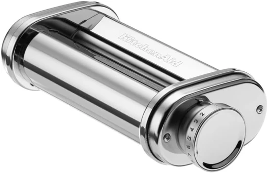 Accessoire Machine à Pâtes Fraîche - 5KSMPSA - Laminoir Pâte Feuilletée pour Robot Pâtissier - Rouleau Lasagna - Acier Inoxydable