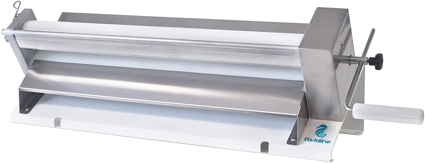 Sfogliafacile XL Machine à Pâtes - Laminoir à Pâtisserie Manuelle pour Gâteau, Pâte à Amandes et Pâte Feuilletée, Montage Facile, Pour Cuisines Domestiques ou Commerciales