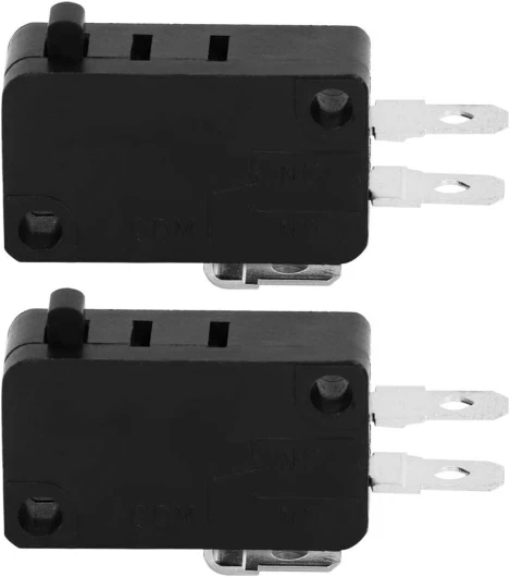 YUMILI Commutateur de Porte à Micro-Ondes, 5E4 Fois Durable KW3AT-16 Micro-Interrupteur de Relais de Porte de Four à Micro-Ondes normalement fermé