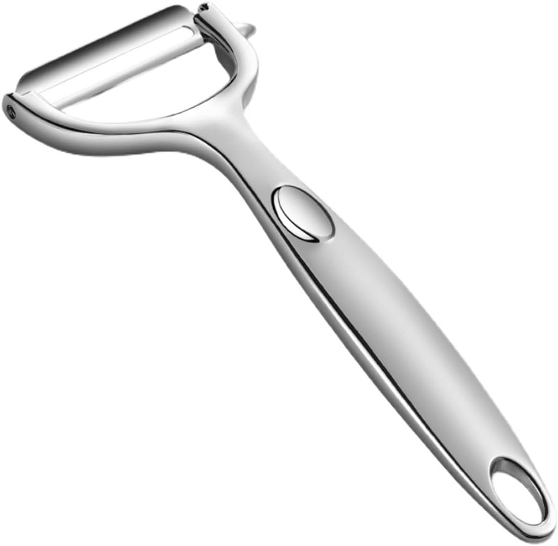 Éplucheur de pommes de terre éplucheur de légumes en forme de y,éplucheur de fruits ultra-tranchant de cuisine Premium avec lame en acier inoxydable tranchante pour carottes, pommes de terre, agrumes Stainless Steel