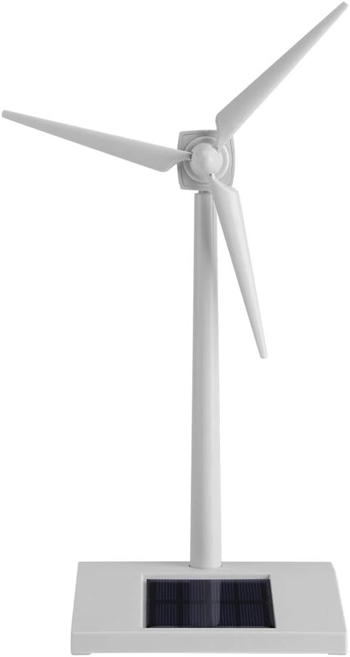 Risegun Mini éOlienne Solaire, Mini Moulin à Vent à éNergie Solaire Jouet pour L'éDucation des Enfants Outil D'Enseignement Scientifique DéCoration du Bureau De La Maison