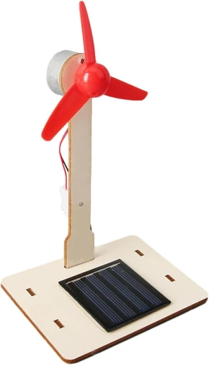 MUMIAO Petites éoliennes à vent à faire soi-même, jouet solaire pour enfants, jouet éducatif amusant pour la la maison, du jardin