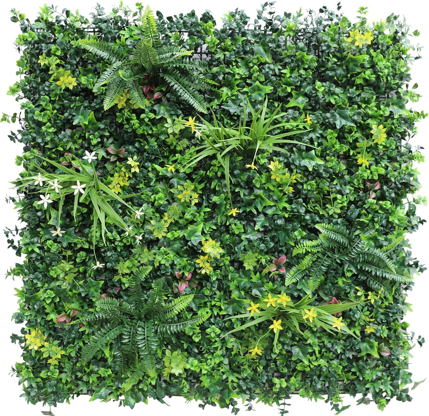 Lot de 10 Murs Artificiel Vegetal Chic Haute Densité Petit Prix Plaque de 1M x 1M