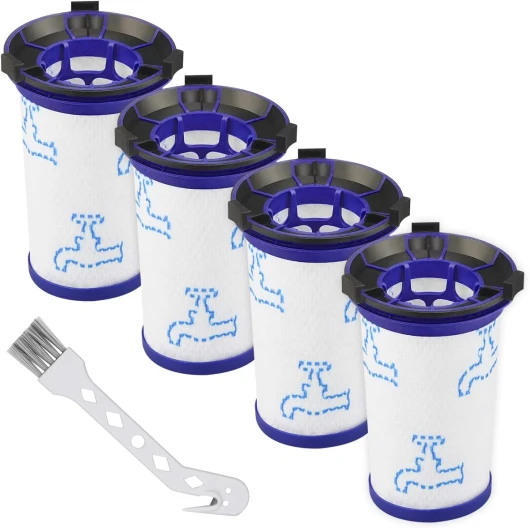 Lot de 4 Filtre de remplacement pour aspirateur Rowenta Air Force 360 RH9037 RH9038 RH9039 RH9051WO RH9057WO RH9086WO Alternative pour ZR009001